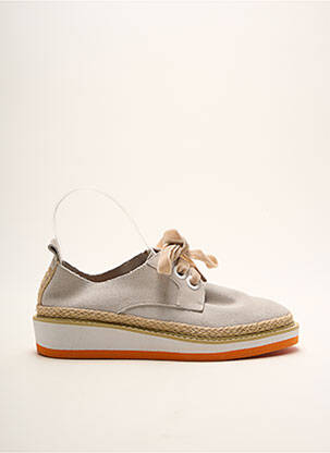 Espadrilės šnervių uždarymas plokščias kulnas iki 3 cm oranžinė TWOPENS moteris