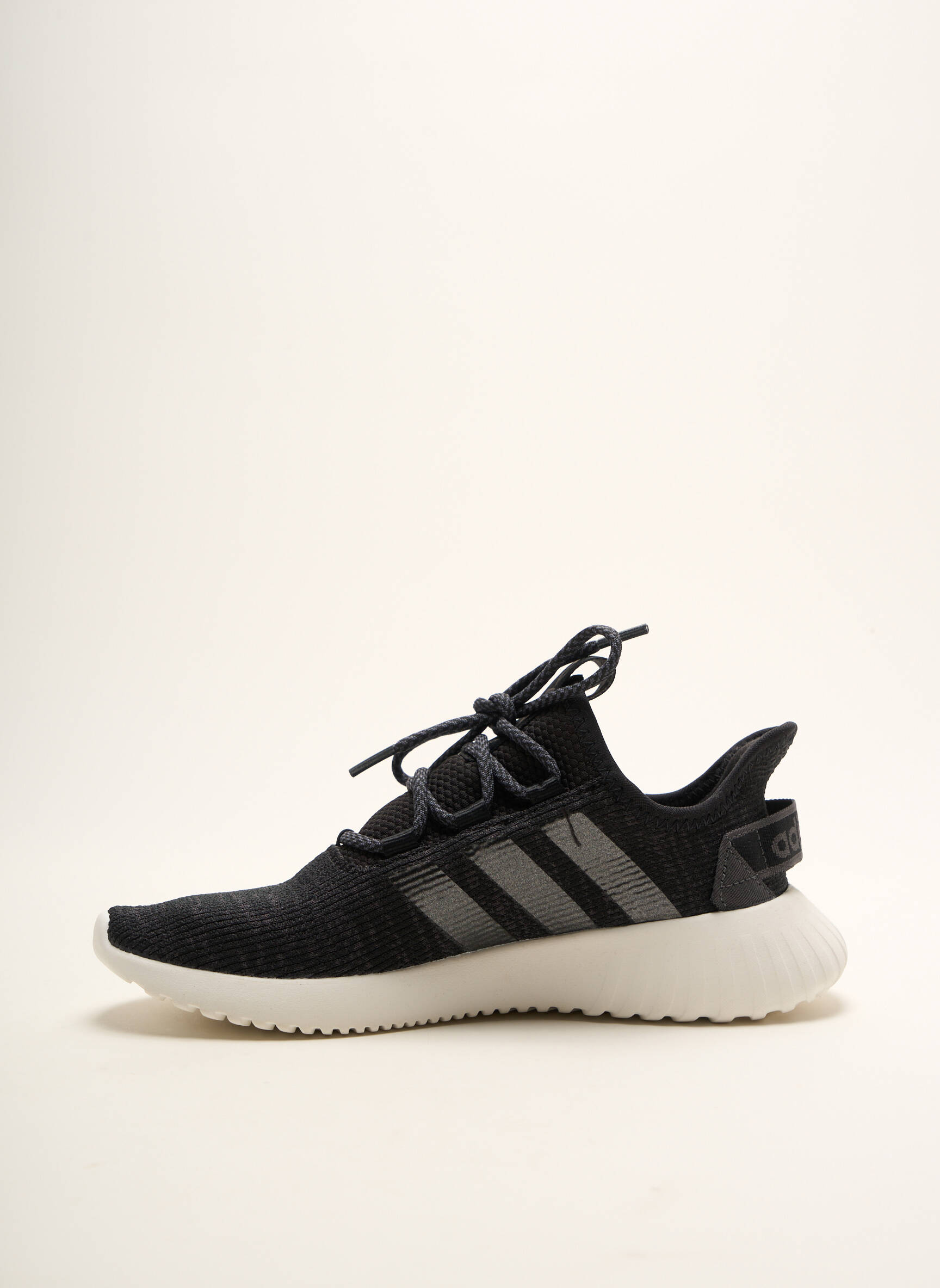 Bėgimo bateliai satino audinys kulnas nuo 4 iki 6 cm juodas ADIDAS moteris