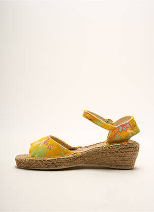 Espadrilės užsegimas kilpa(s) kulnas nuo 4 iki 6 cm geltona LA FIANCEE DU MEKONG moteris