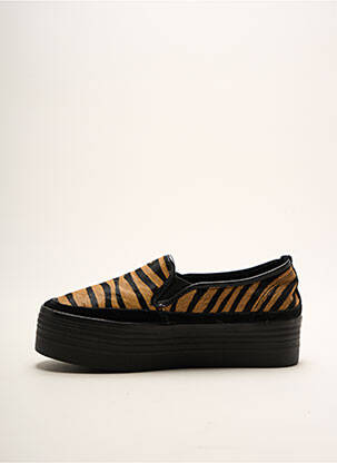 Slip-on batai satino audinys kulnas nuo 4 iki 6 cm juodas DN.SIXTY SEVEN moteris