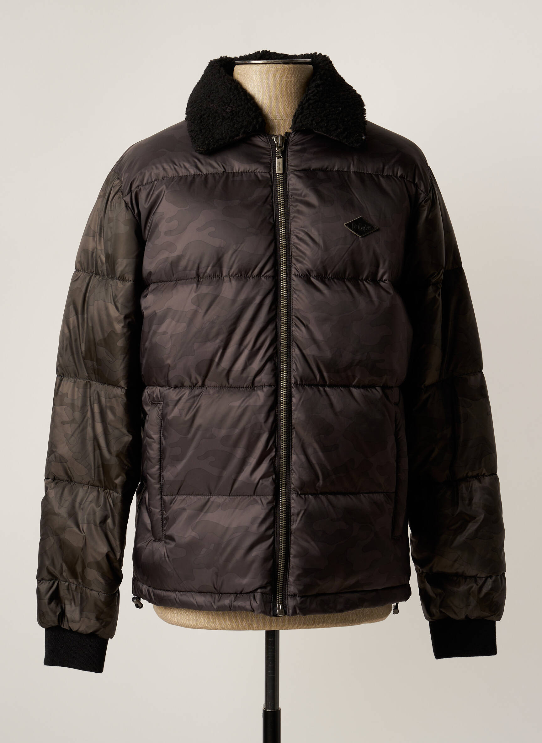 Pūkinė striukė kišenės be gobtuvų žalias LEE COOPER vyras