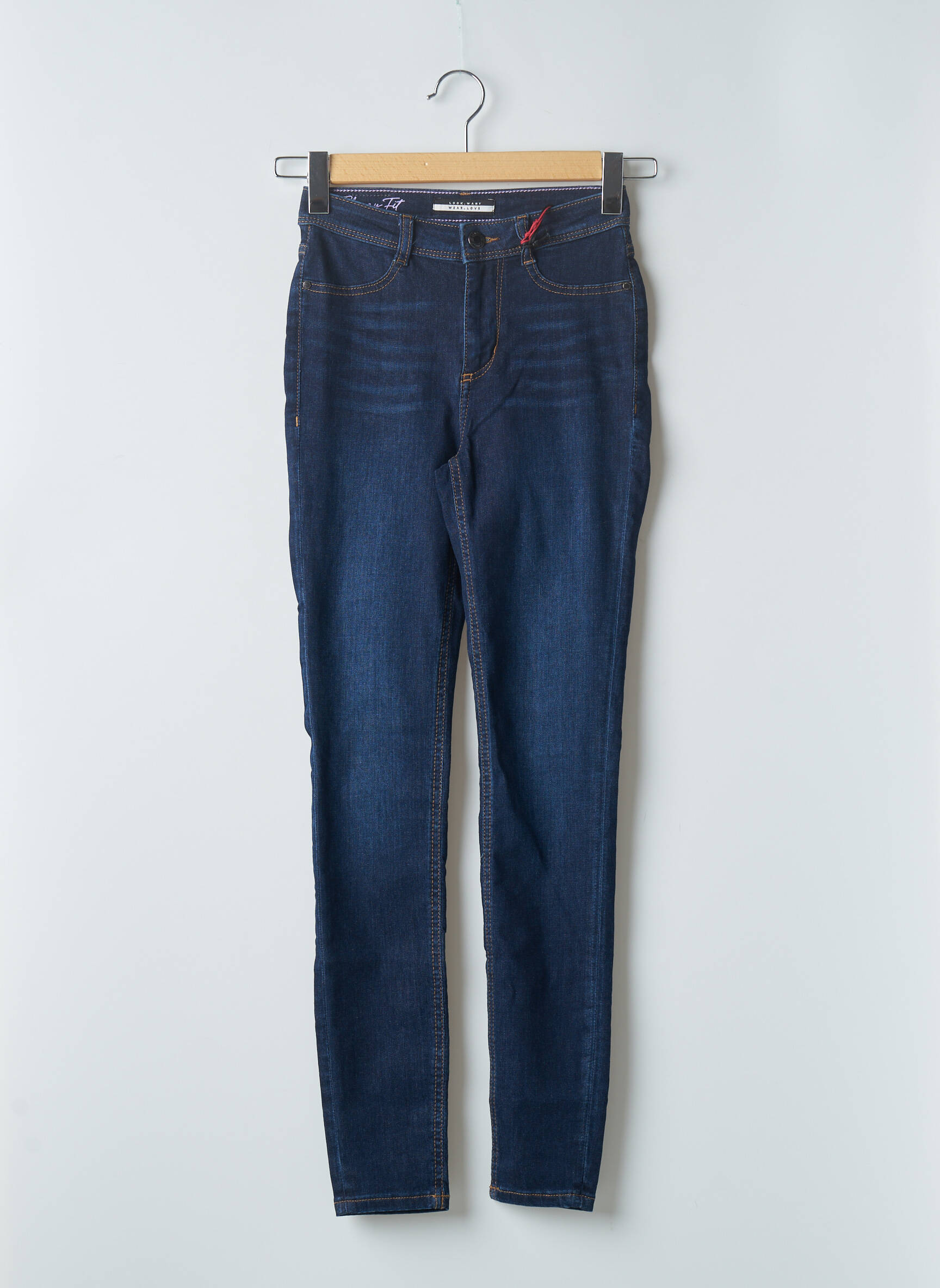 Lieknos džinsai lieknas normala dydis mėlyna STREET ONE moteris