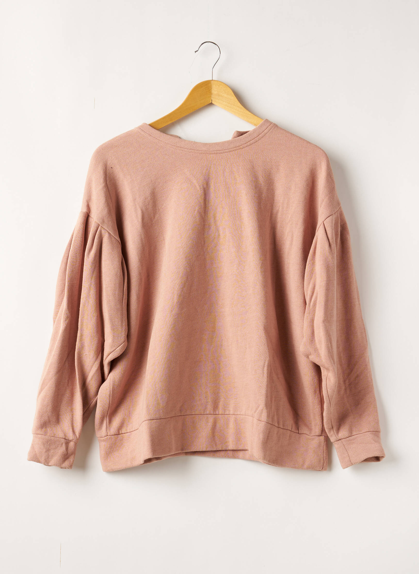 Mikroskopas jersey audinys ilgos rankovės rožinė PULL AND BEAR moteris