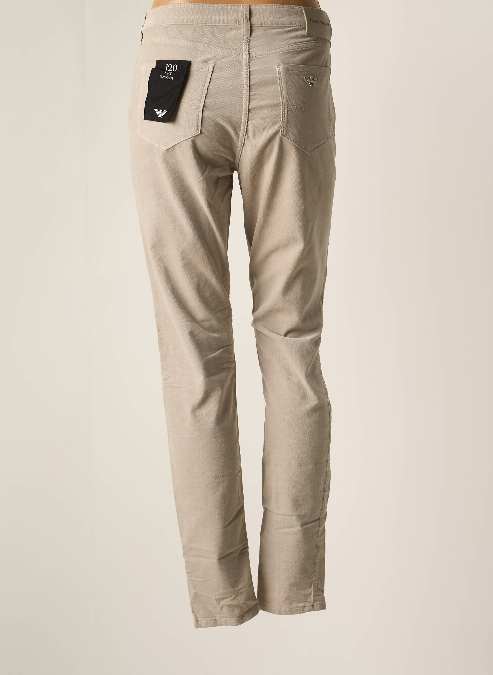 Lieknos kelnės pilka EMPORIO ARMANI moteris