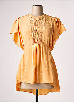 Viršūnė trumpas rankovės trumpas rankovės oranžinė HIGH moteris