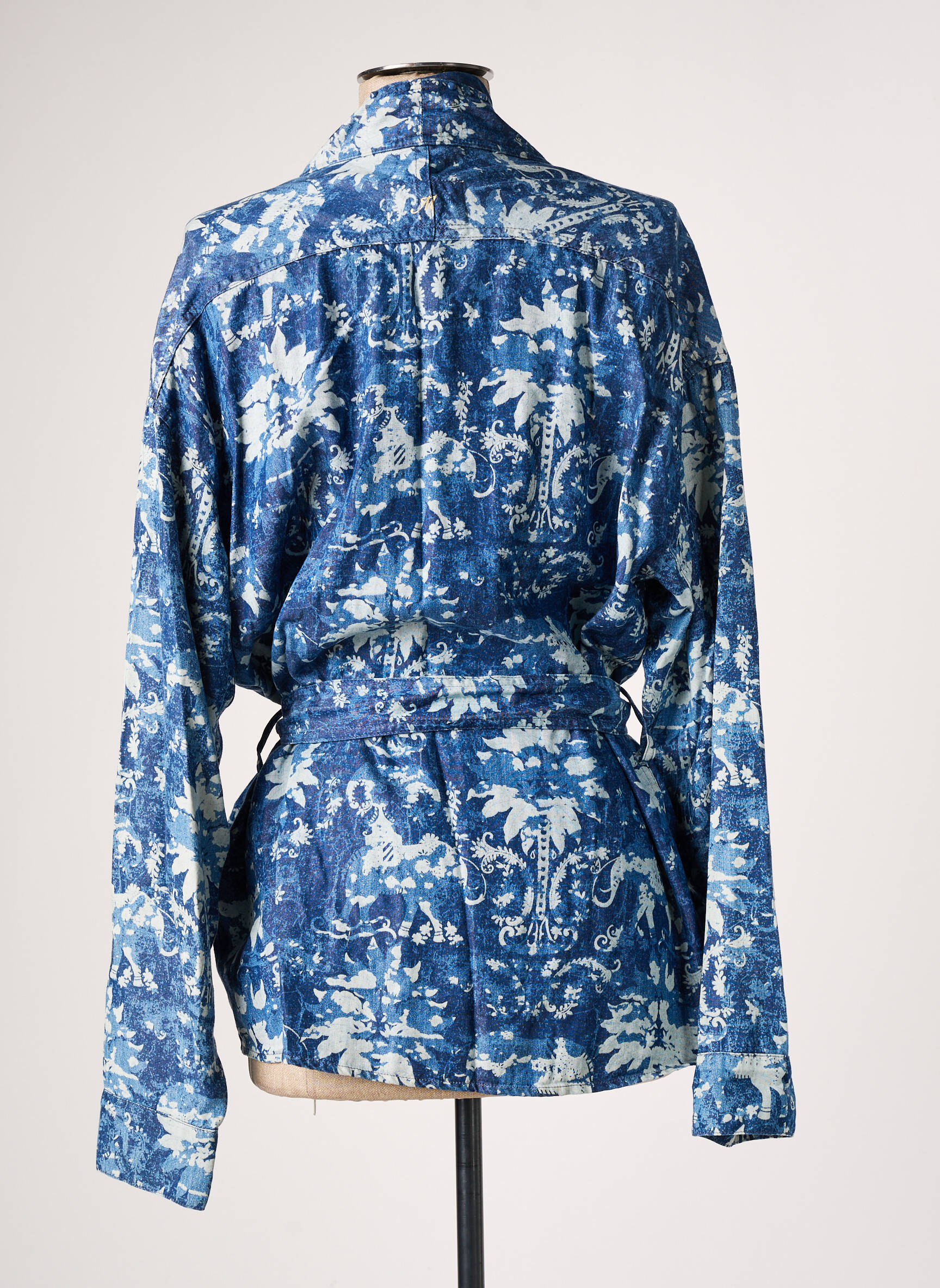 Kimono striukė fantazijos raštas mėlyna MASON'S moteris