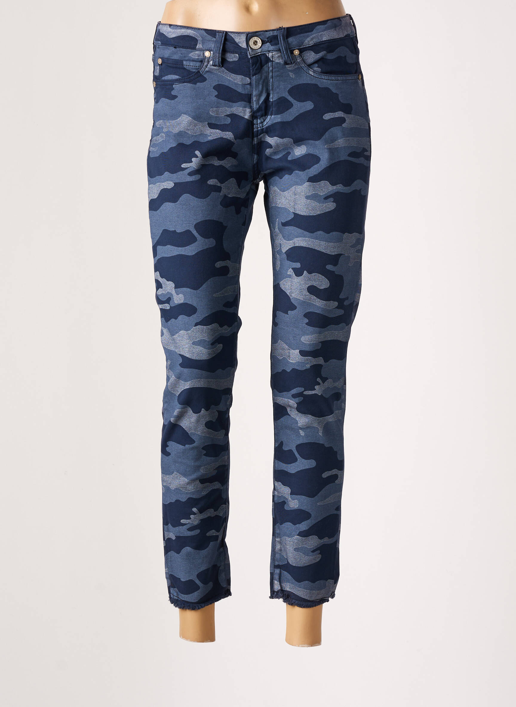 7/8 kelnės tamprumas maža dydžio mėlyna DENIM STUDIO moteris