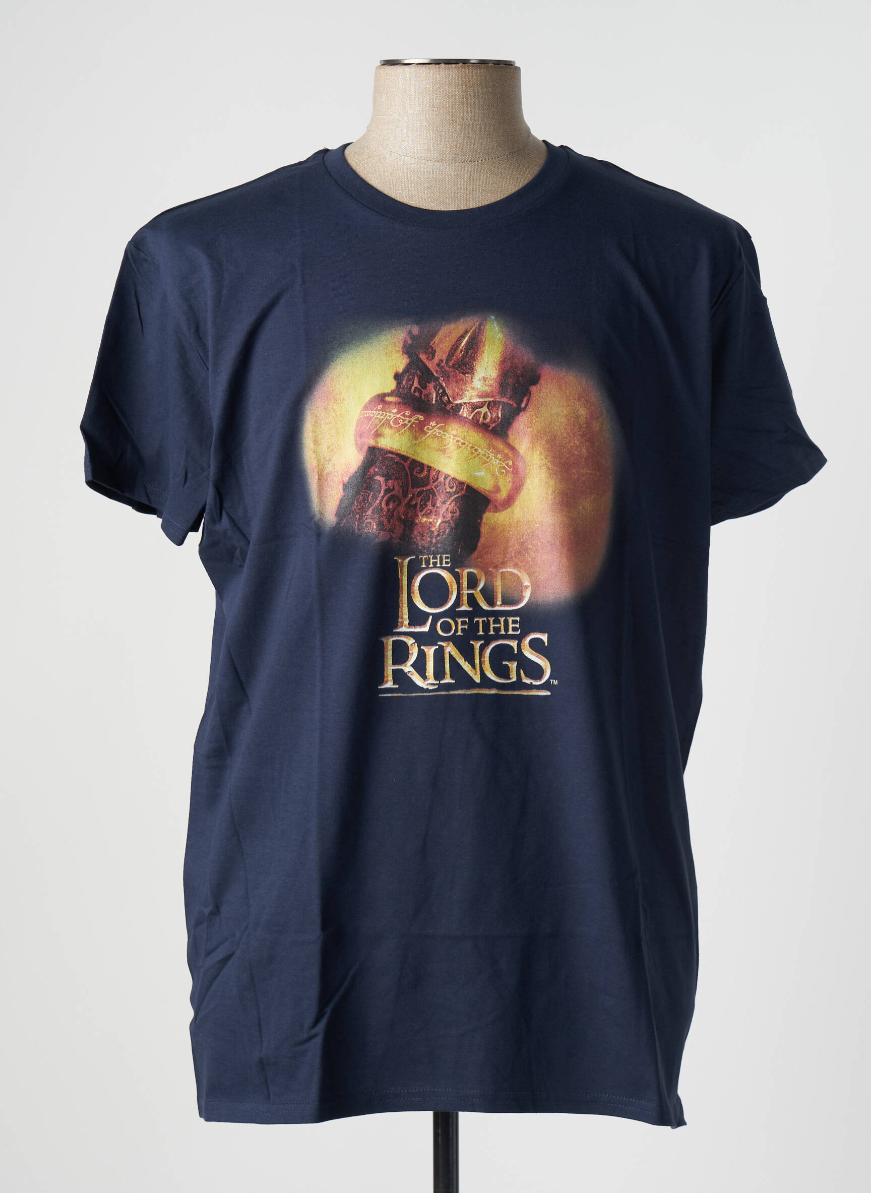 T-marškinys tamprumas trumpas rankovės mėlyna THE LORD OF THE RINGS vyras