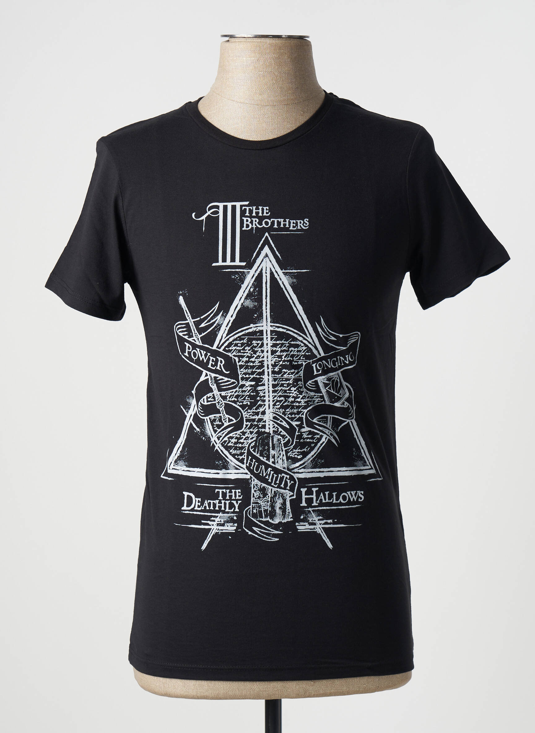 T-marškinys tamprumas trumpas rankovės juodas HARRY POTTER vyras