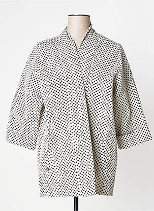 Kimono striukė 3/4 rankovės baltas MANILA GRACE moteris
