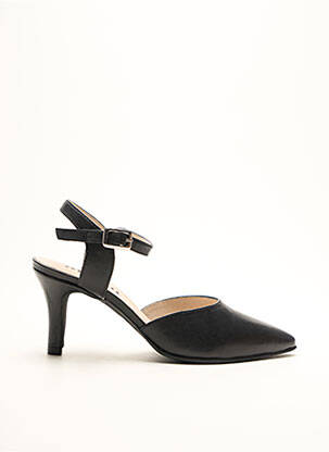 Sandalai/nu pėdos satino audinys kulnas nuo 4 iki 6 cm juodas ARTIKA SOFT moteris