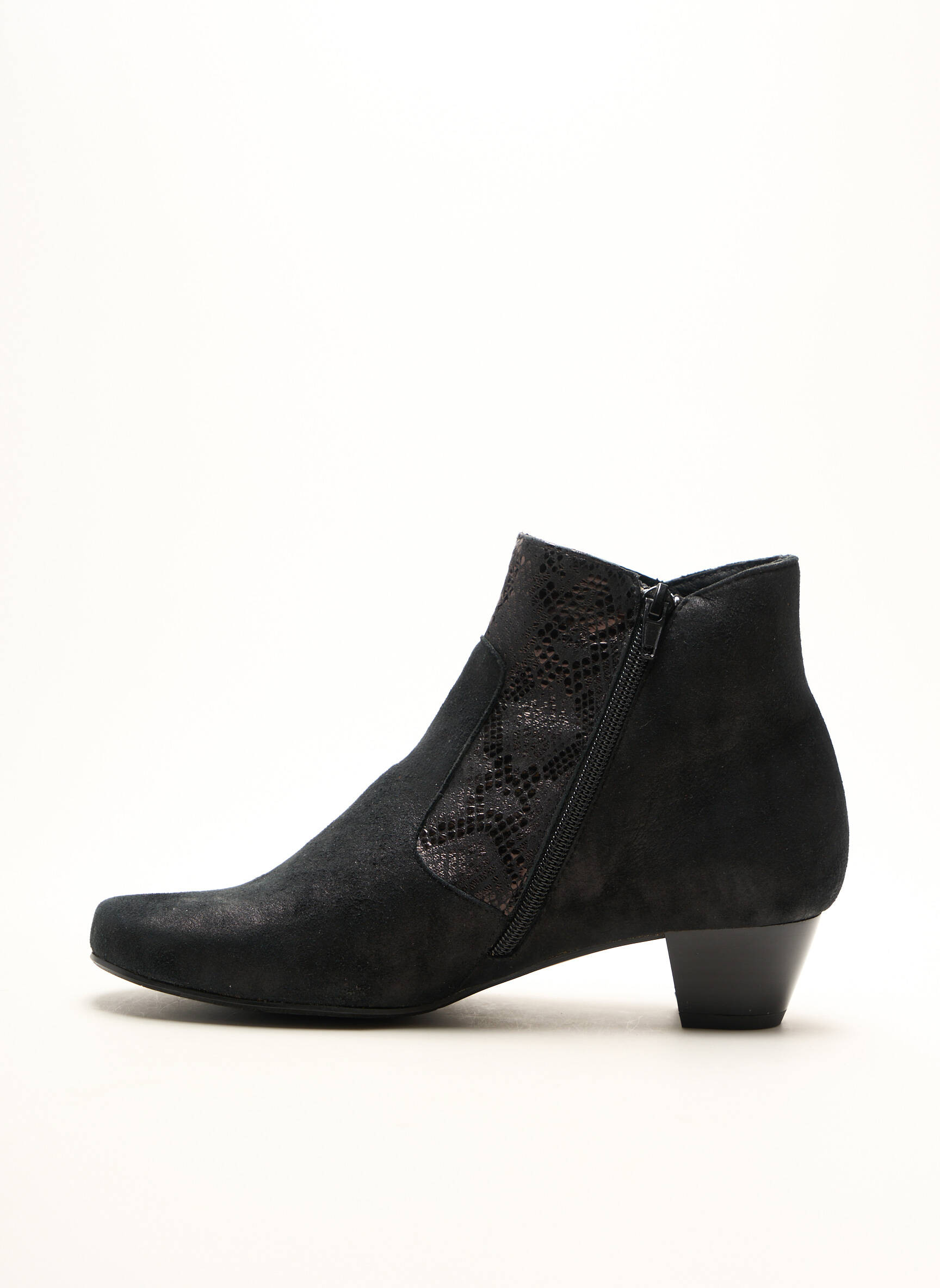 Batai/botai užtrauktukas uždarymas kulnas nuo 4 iki 6 cm juodas ARTIKA SOFT moteris