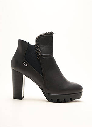 Batai/botai satino audinys 10 cm ir daugiau aukštakulniai juodas 226 SHOES moteris