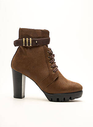 Batai/botai užtrauktukas uždarymas kulnas nuo 7 iki 9 cm rudas 226 SHOES moteris