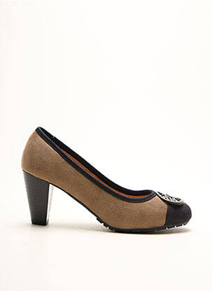 Aukštakulniai satino audinys kulnas nuo 4 iki 6 cm rudas 226 SHOES moteris