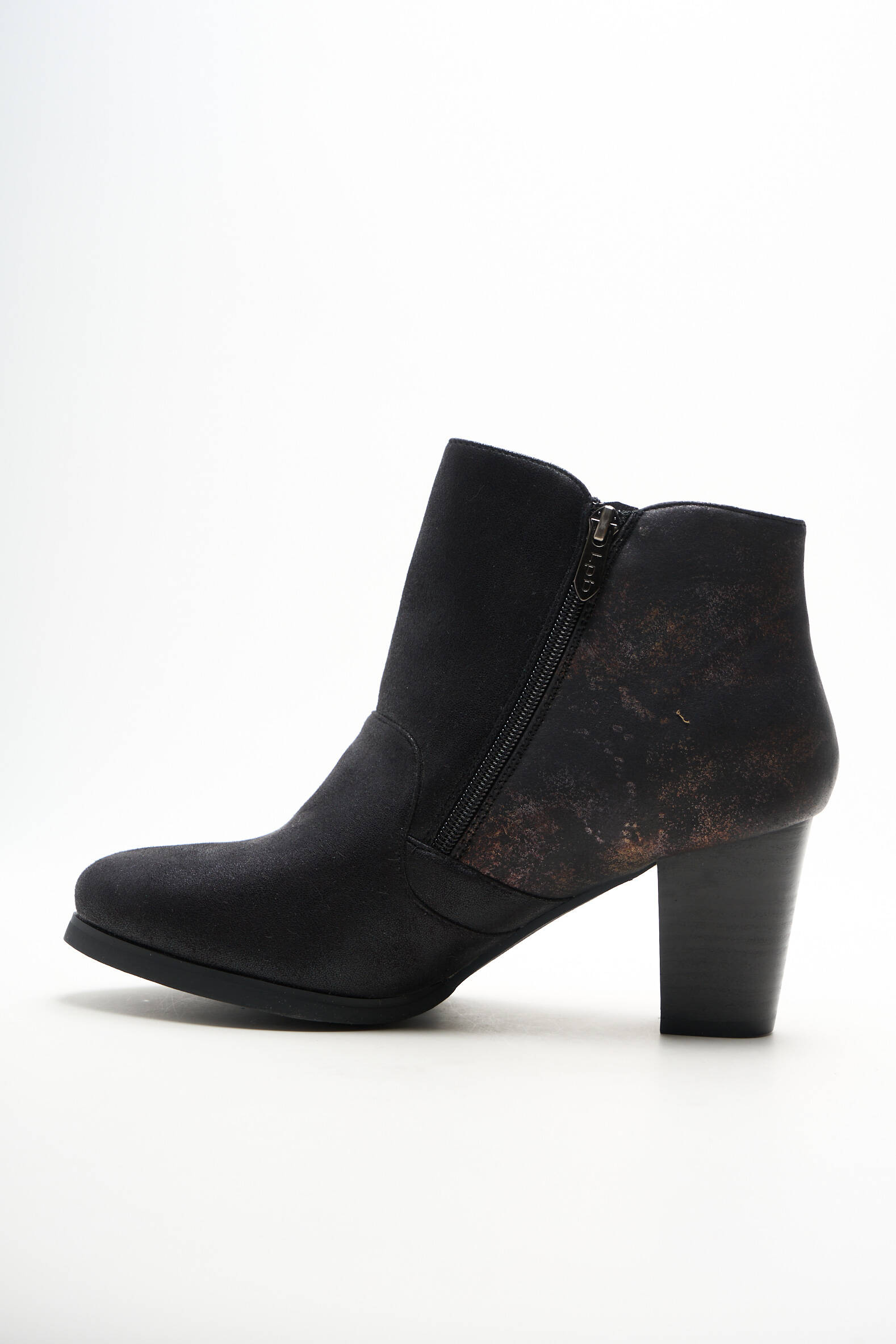 Batai/botai satino audinys kulnas nuo 4 iki 6 cm juodas LES P'TITES BOMBES moteris