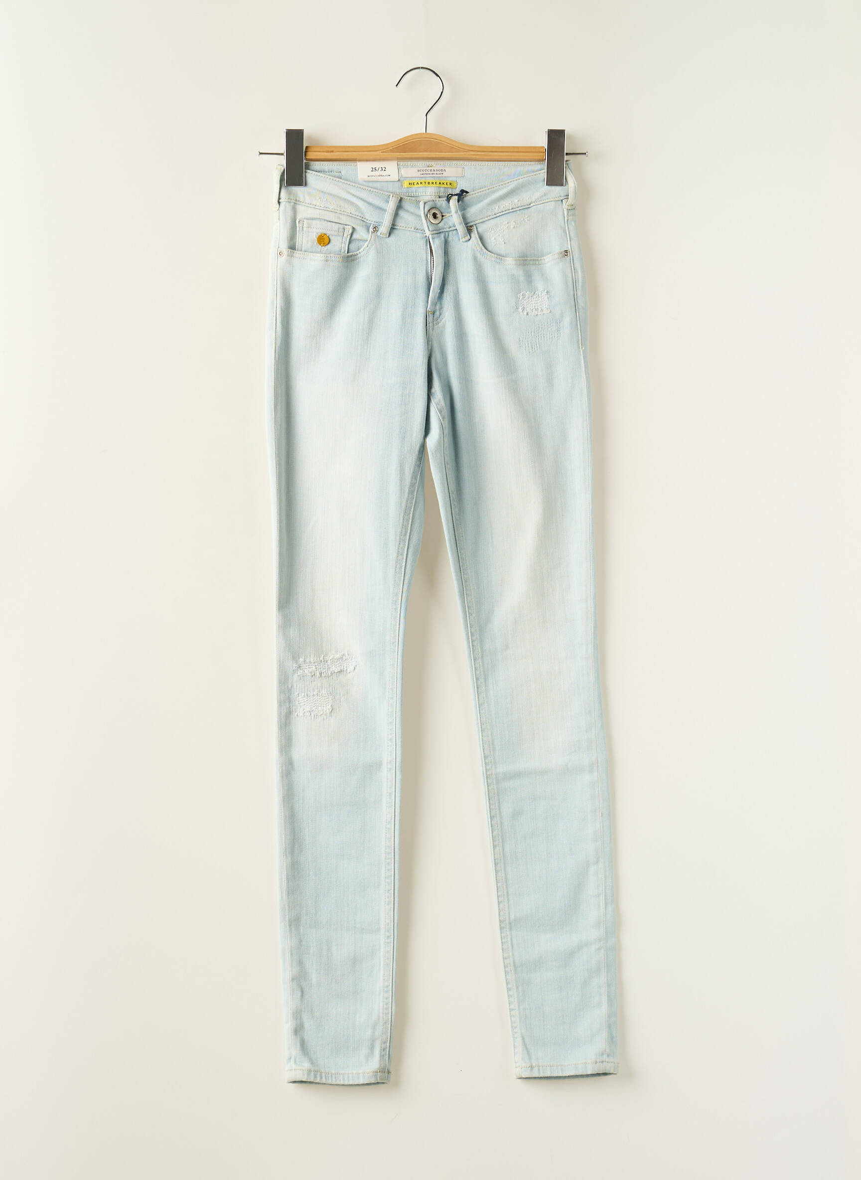 Lieknos džinsai mėlyna SCOTCH & SODA moteris