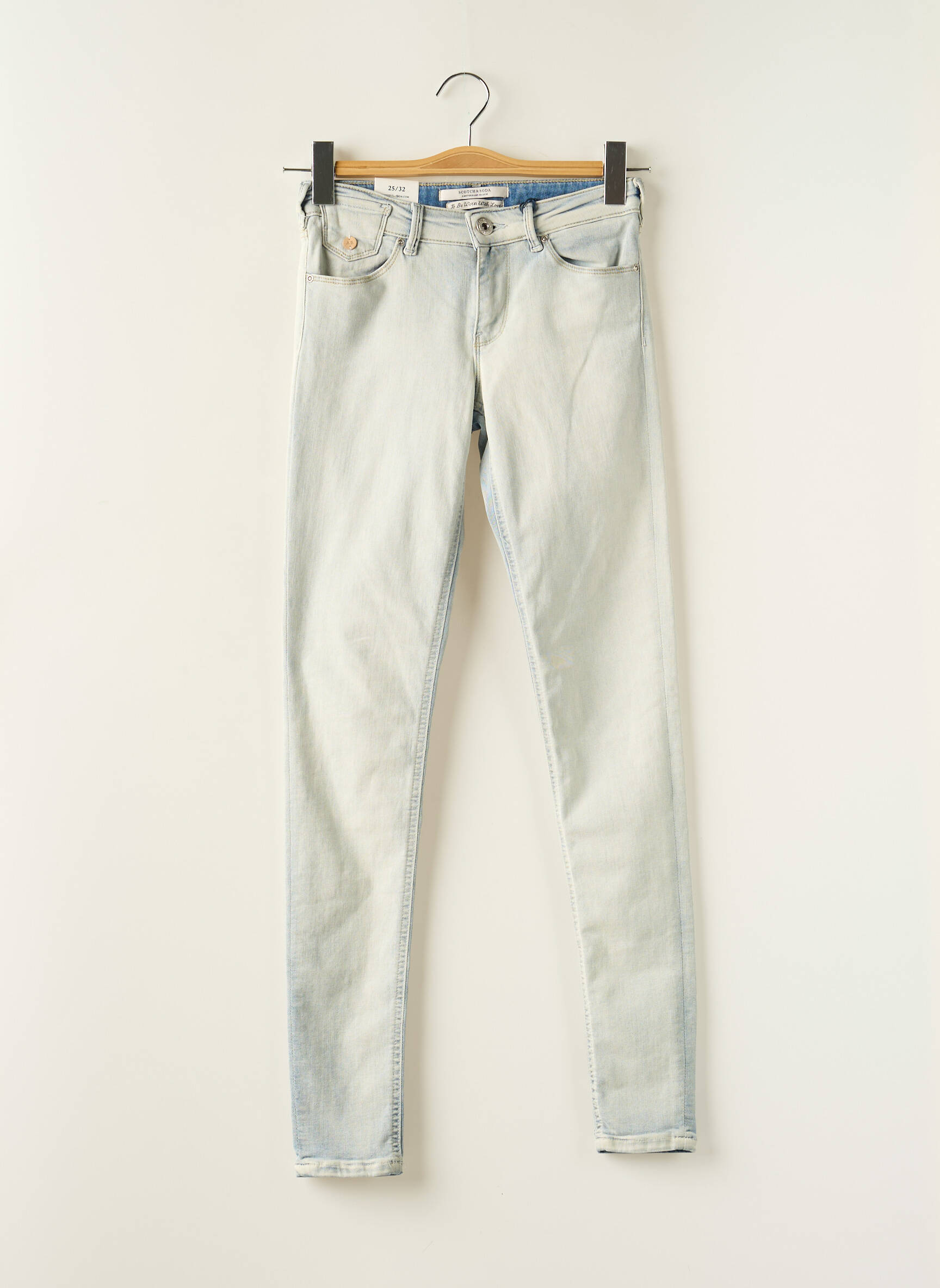 Lieknos džinsai mėlyna SCOTCH & SODA moteris