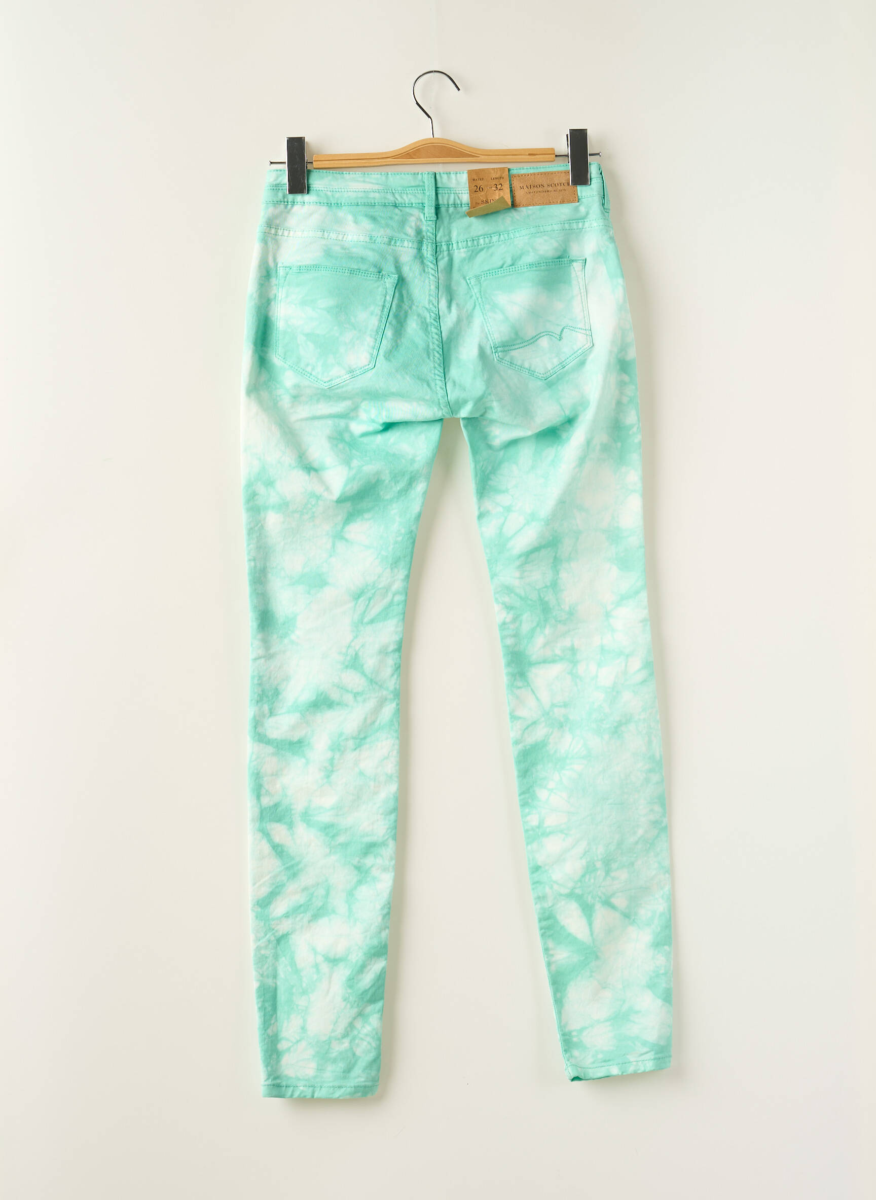 Lieknos kelnės žalias MAISON SCOTCH moteris