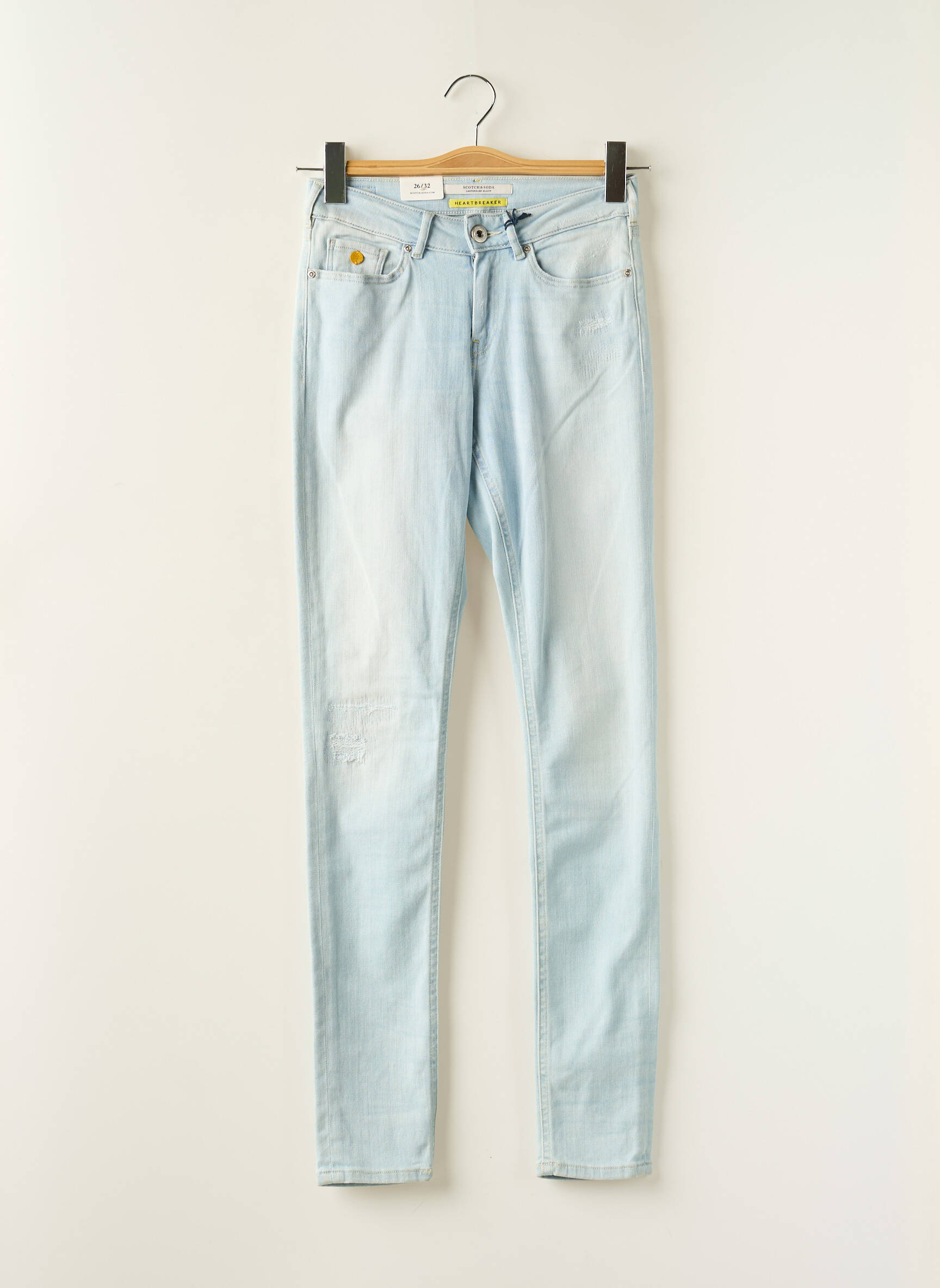Lieknos džinsai mėlyna SCOTCH & SODA moteris