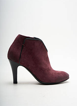 Batai/botai nubuko audinys kulnas nuo 4 iki 6 cm violetinis LA BOTTEGA DI LISA moteris