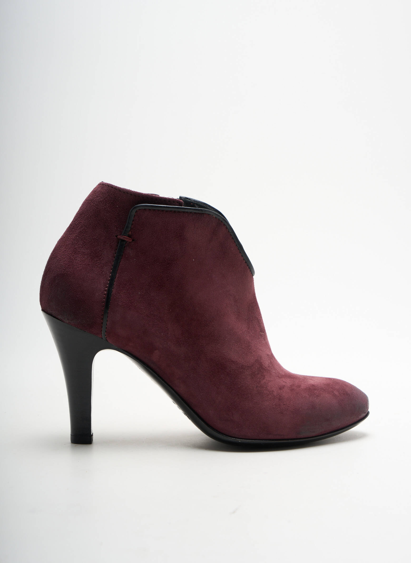 Batai/botai nubuko audinys kulnas nuo 4 iki 6 cm violetinis LA BOTTEGA DI LISA moteris