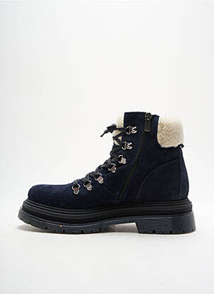 Batai/botai nubuko audinys kulnas nuo 4 iki 6 cm mėlyna HOOPER SHOES moteris