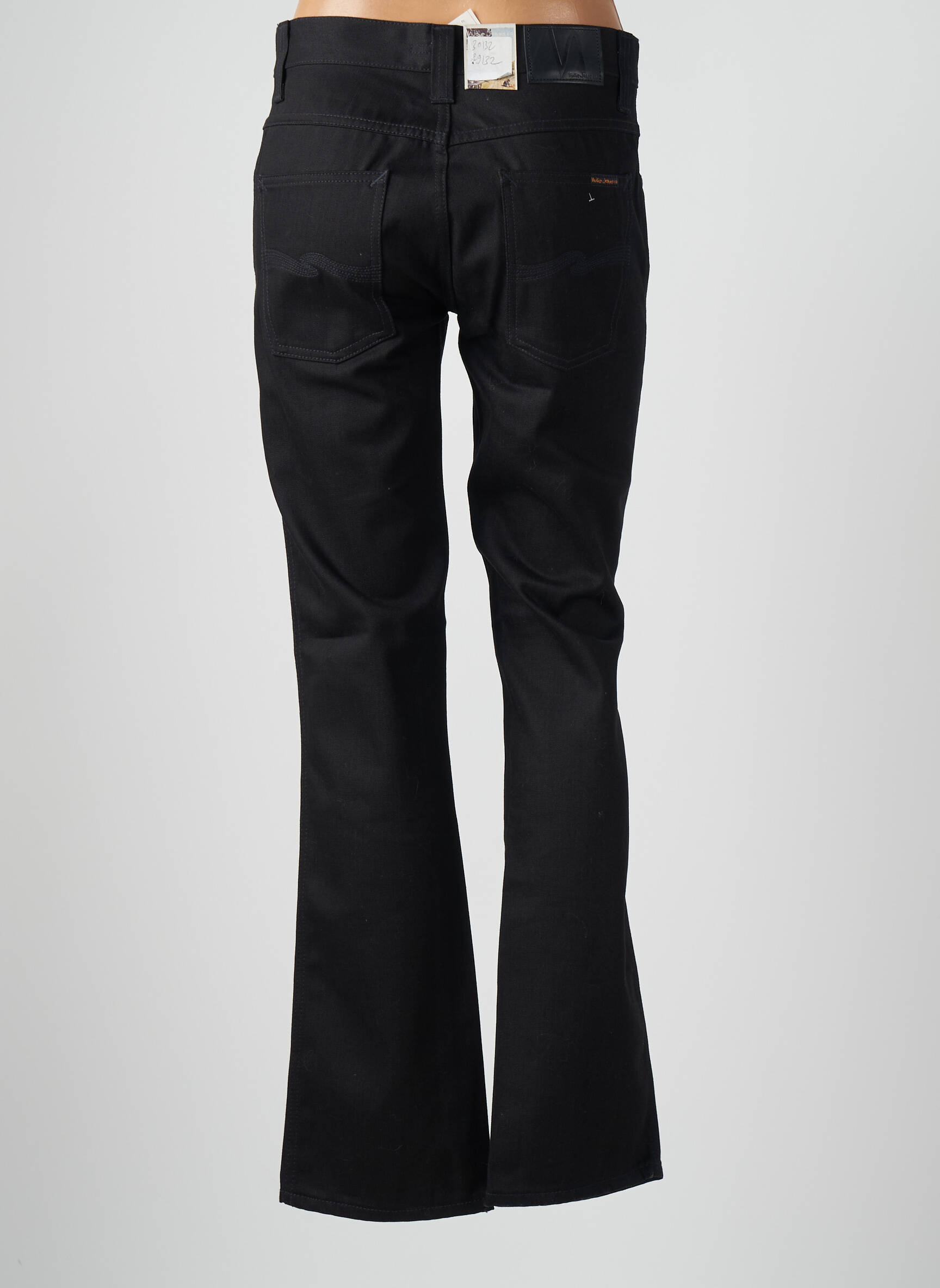 Flare tipo džinsai normala dydis normala dydis juodas NUDIE JEANS CO moteris