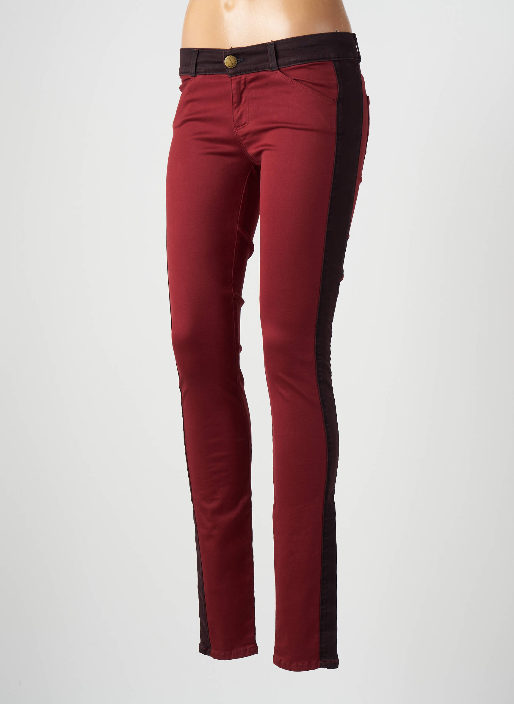 Lieknos kelnės maža dydžio maža dydžio raudona CURRENTE/ELLIOTT moteris