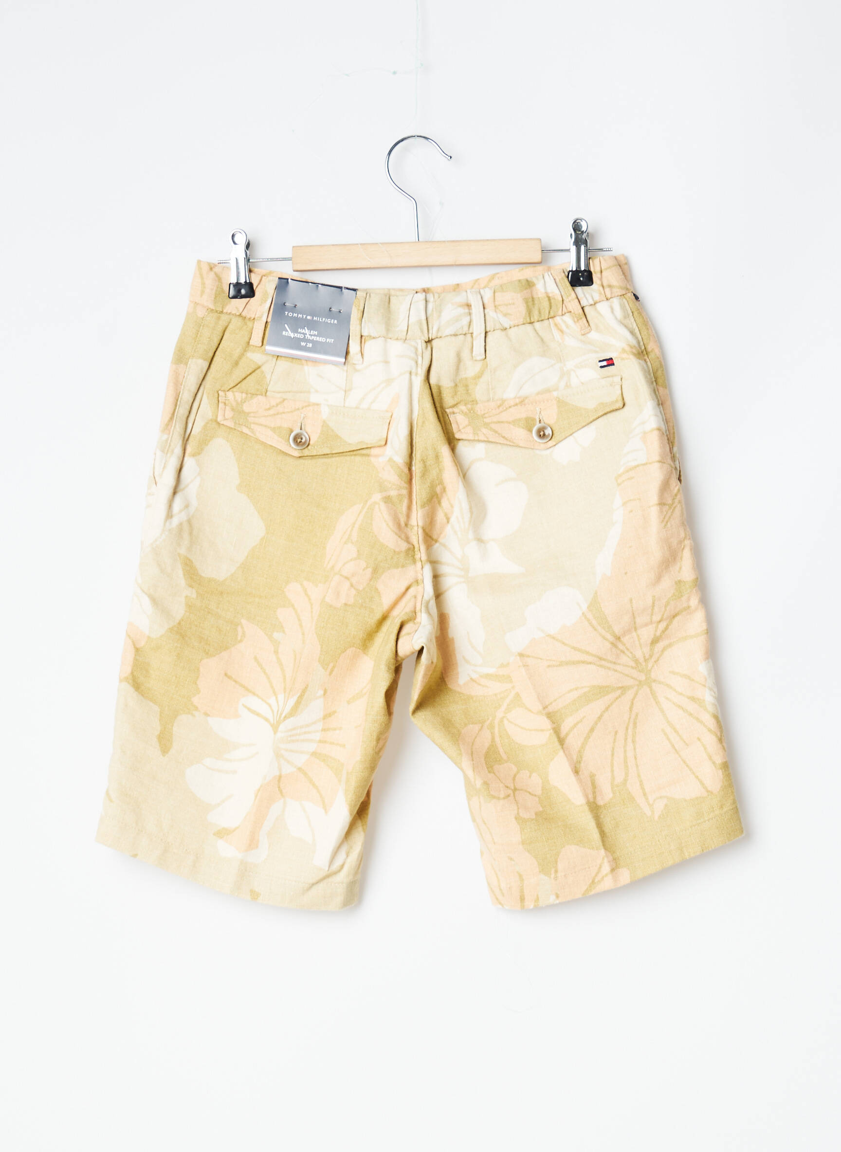 Bermudas popelinos audinys, kuris pasižymi lygiu ir tankiu paviršiumi. normala dydis žalias TOMMY HILFIGER vyras