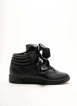 Bėgimo bateliai satino audinys plokščias kulnas iki 3 cm juodas REEBOK moteris