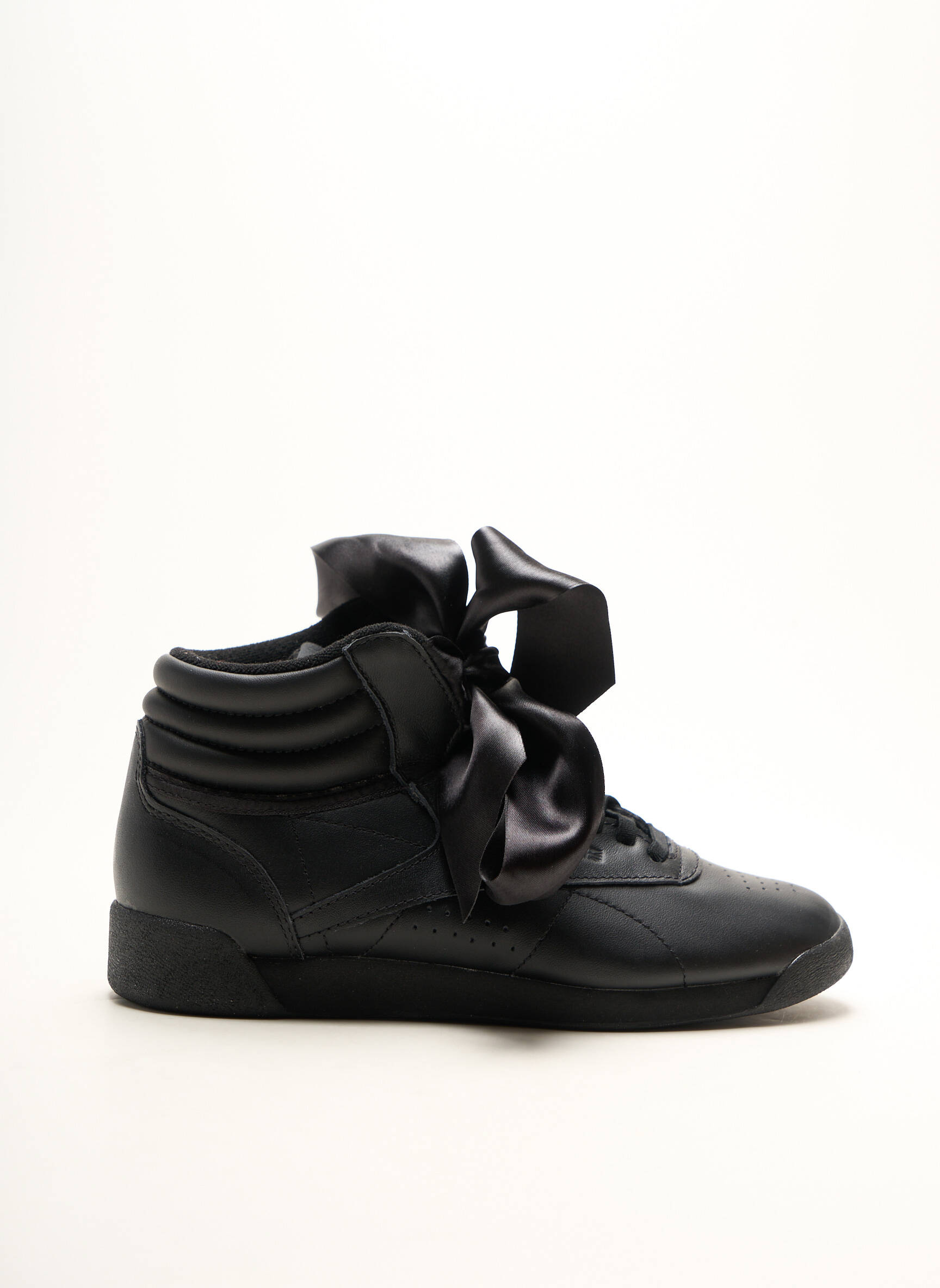 Bėgimo bateliai satino audinys plokščias kulnas iki 3 cm juodas REEBOK moteris