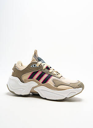 Bėgimo bateliai satino audinys kulnas nuo 4 iki 6 cm žalias ADIDAS moteris