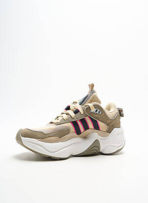 Bėgimo bateliai satino audinys kulnas nuo 4 iki 6 cm žalias ADIDAS moteris