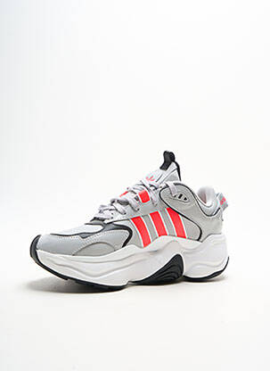 Bėgimo bateliai satino audinys kulnas nuo 4 iki 6 cm pilka ADIDAS moteris