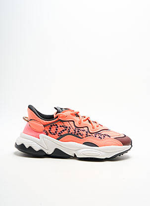 Bėgimo bateliai audinio audimas (tinklinis audimas) apvalus mygtukas oranžinė ADIDAS unisexas