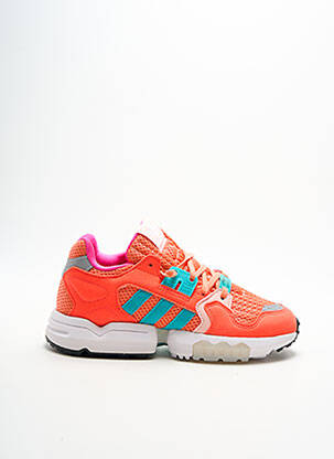 Bėgimo bateliai apvalus mygtukas plokščias kulnas iki 3 cm oranžinė ADIDAS moteris
