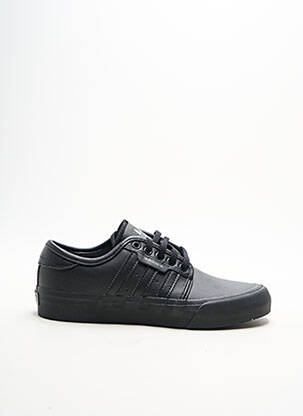 Bėgimo bateliai satino audinys plokščias kulnas iki 3 cm juodas ADIDAS moteris