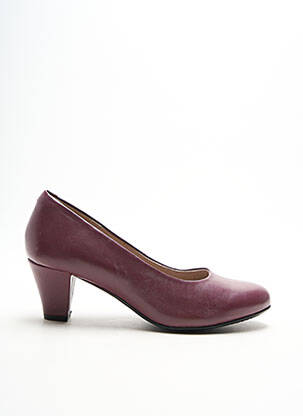 Aukštakulniai satino audinys kulnas nuo 4 iki 6 cm violetinis DAMART moteris
