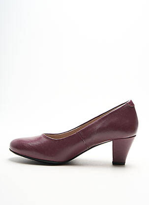 Aukštakulniai satino audinys kulnas nuo 4 iki 6 cm violetinis DAMART moteris