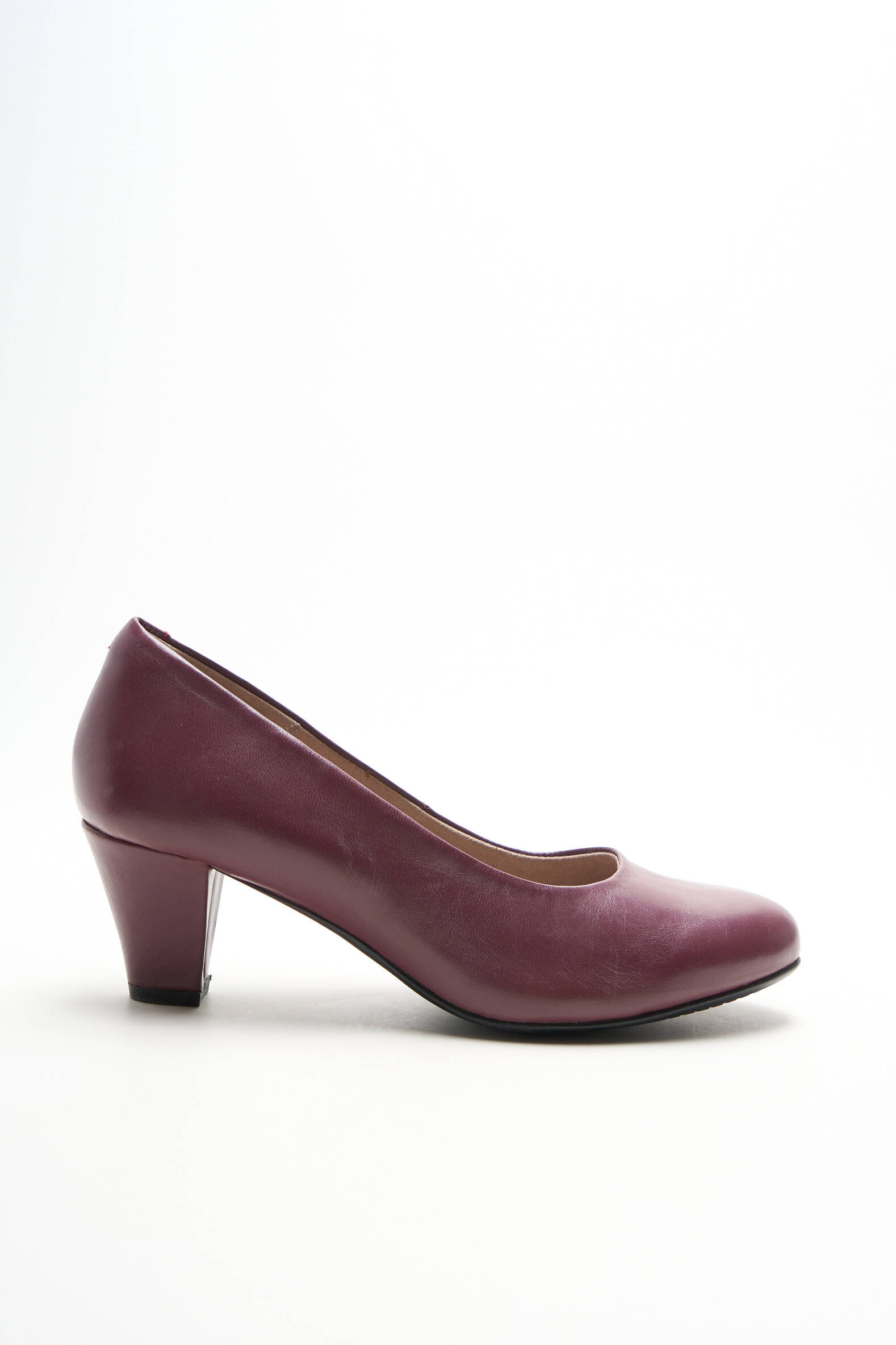Aukštakulniai satino audinys kulnas nuo 4 iki 6 cm violetinis DAMART moteris