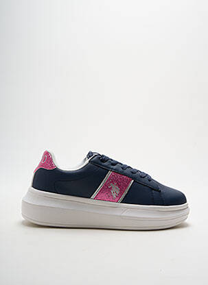 Bėgimo bateliai kompensuotas kulnas kulnas nuo 4 iki 6 cm mėlyna U.S. POLO ASSN moteris