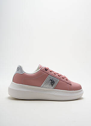Bėgimo bateliai kompensuotas kulnas kulnas nuo 4 iki 6 cm rožinė U.S. POLO ASSN moteris