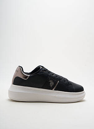 Bėgimo bateliai kompensuotas kulnas kulnas nuo 4 iki 6 cm juodas U.S. POLO ASSN moteris