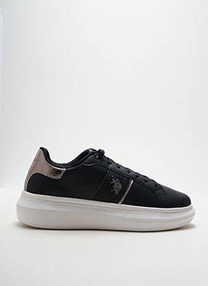 Bėgimo bateliai kompensuotas kulnas kulnas nuo 4 iki 6 cm juodas U.S. POLO ASSN moteris