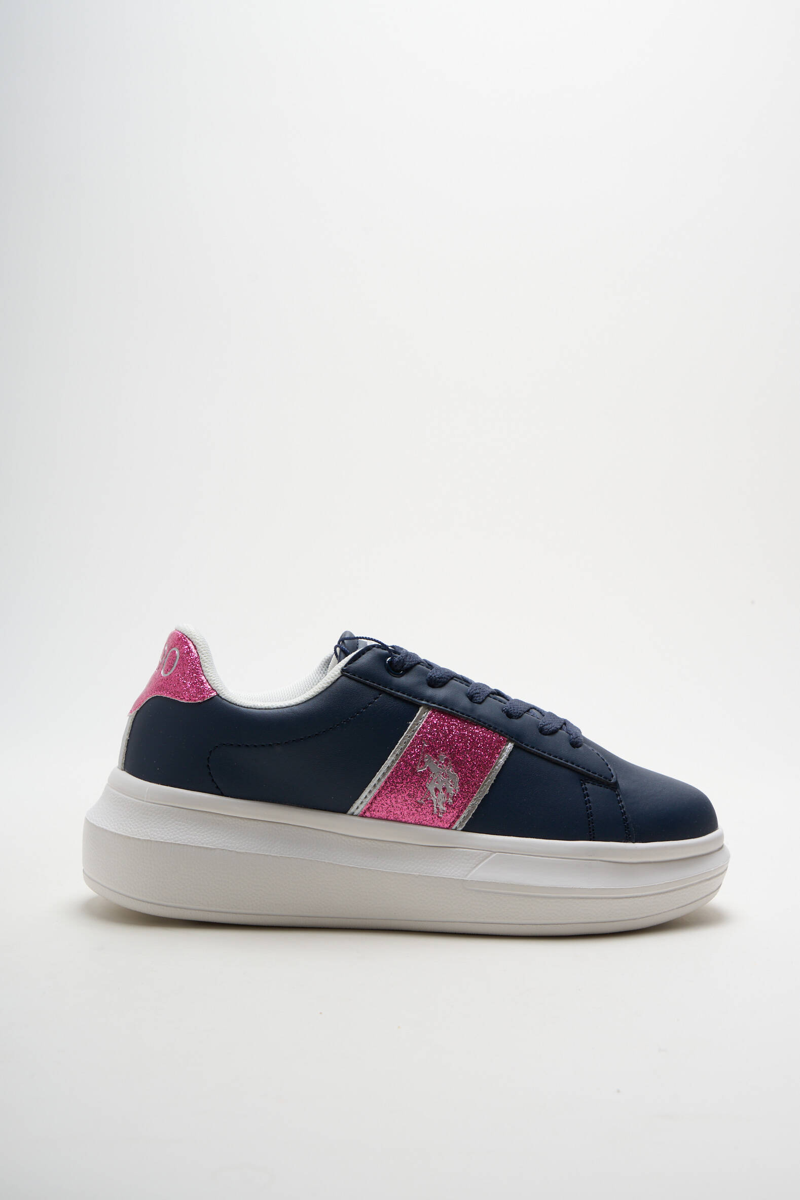 Bėgimo bateliai kompensuotas kulnas kulnas nuo 4 iki 6 cm mėlyna U.S. POLO ASSN moteris