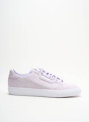 Bėgimo bateliai nubuko audinys plokščias kulnas iki 3 cm violetinis ADIDAS moteris
