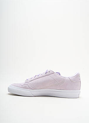 Bėgimo bateliai nubuko audinys plokščias kulnas iki 3 cm violetinis ADIDAS moteris