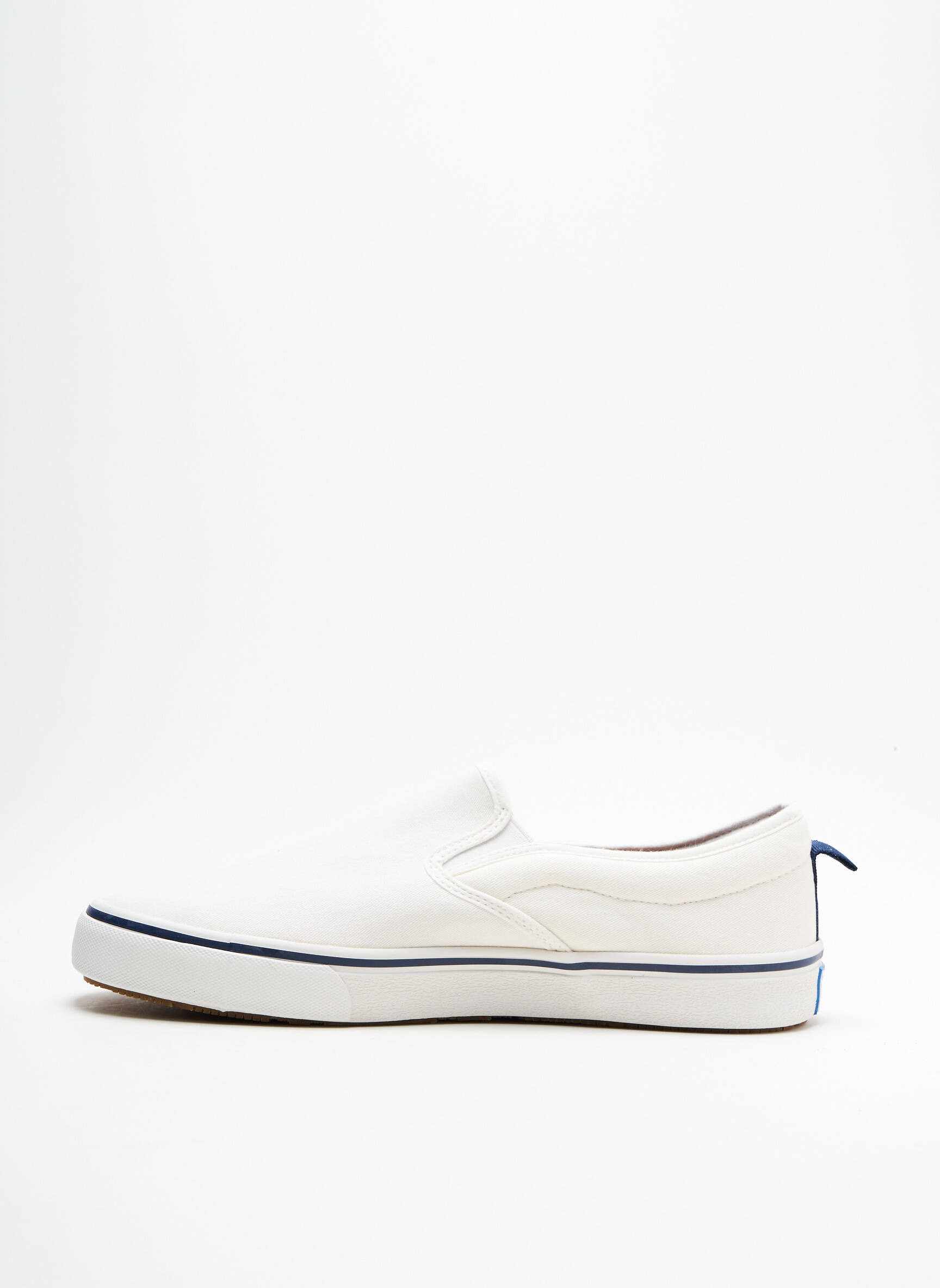 Slip-on batai elastinė uždarymo sistema apvalus mygtukas baltas GAS vyras