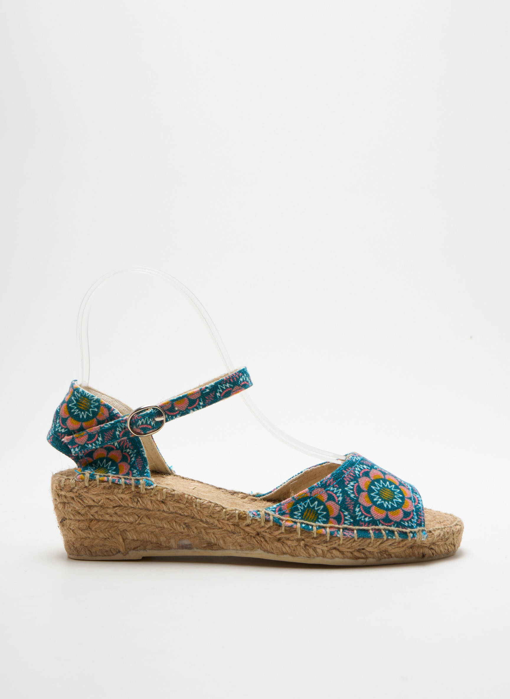 Espadrilės audinio audimas (tinklinis audimas) kulnas nuo 4 iki 6 cm mėlyna LA FIANCEE DU MEKONG moteris